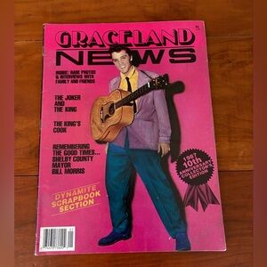 Vintage 1987 Graceland News Elvis Presley 10th Anniversary Magazine